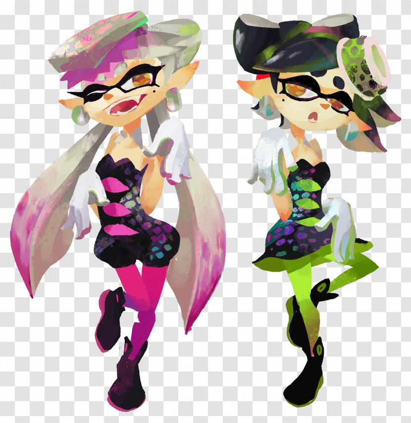 Splatoon 2 Squid As Food Wii U - Mythical Creature - Family Sister Transparent PNG