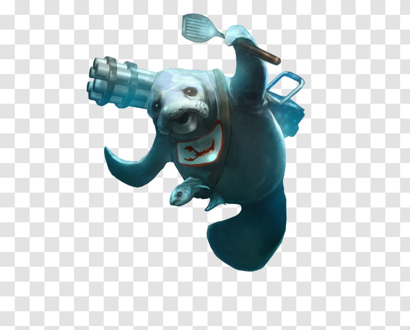 League Of Legends Riot Games Sea Cows Marine Mammal - Shade Top View Transparent PNG