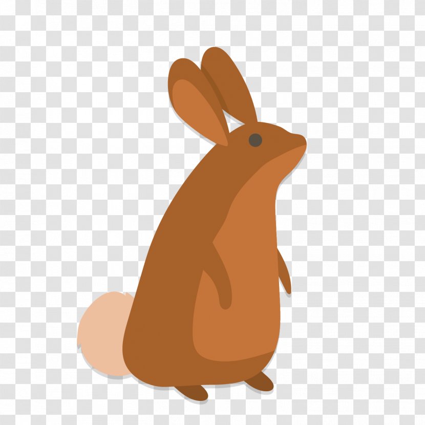 Domestic Rabbit Easter Bunny Euclidean Vector - Pet - Yellow Illustration Transparent PNG