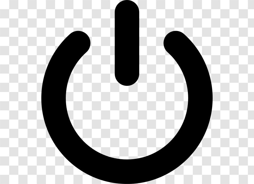 Power Symbol Button - Computer Transparent PNG