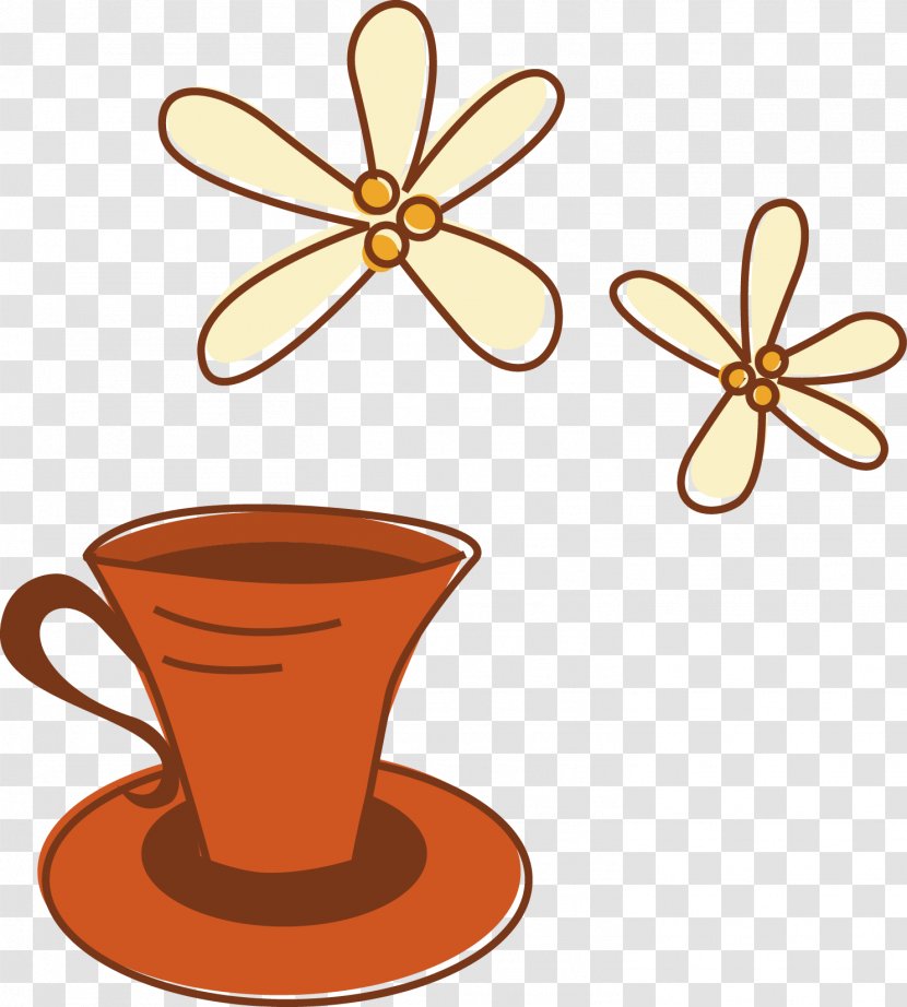 Coffee Cup Cafe Hot Chocolate Clip Art - Cartoon Transparent PNG