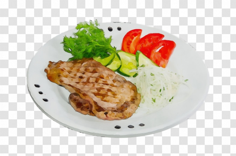 Dish Food Cuisine Pork Chop Ingredient Transparent PNG