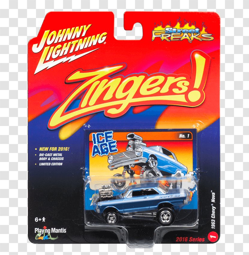 Chevrolet Johnny Lightning Die-cast Toy Model Car Transparent PNG