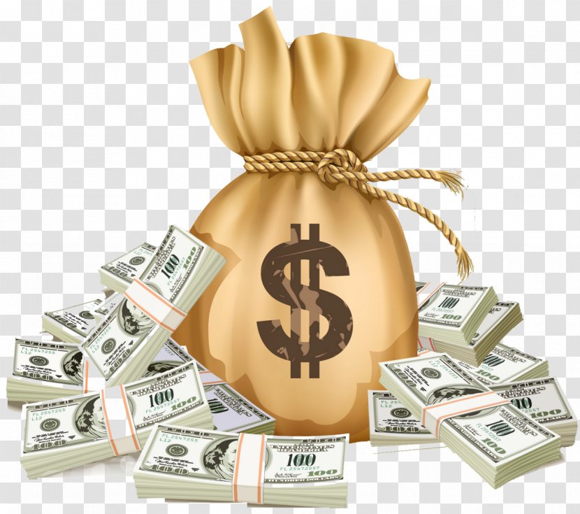 Money Bag United States Dollar Banknote - Cash Transparent PNG