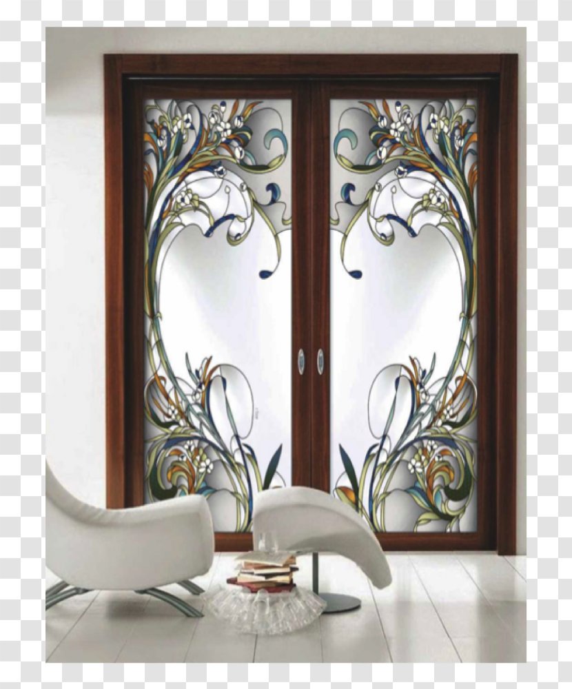 Stained Glass Modern Art SRL. Door - Flower Transparent PNG