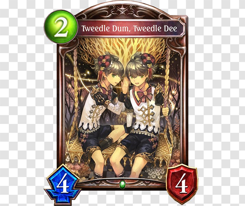 Shadowverse Video Game Rage Of Bahamut カード Elf - Playing Card - Tweedle Dee Transparent PNG