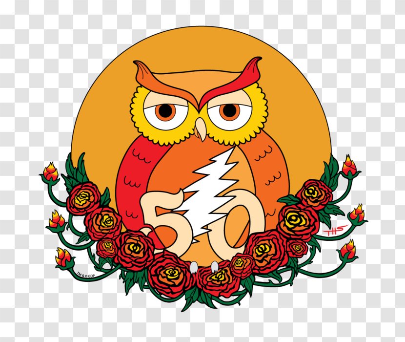 Owl Grateful Dead T-shirt Steal Your Face The Transparent PNG