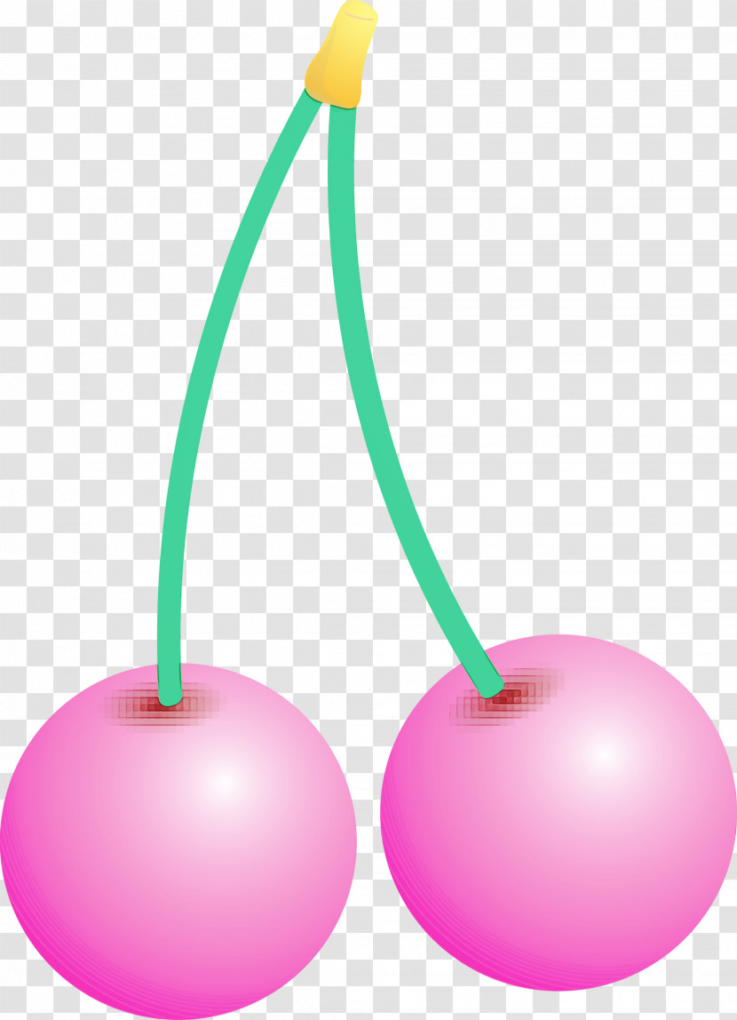 Pink Cherry Plant Magenta Ball Transparent PNG