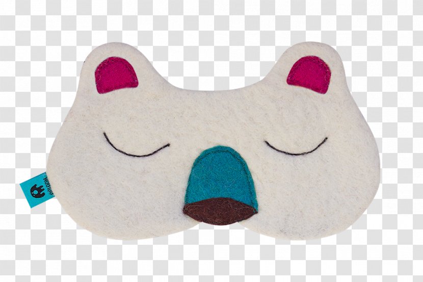 Polar Bear Blindfold Hibernation Sleep - Headgear - Mask Transparent PNG