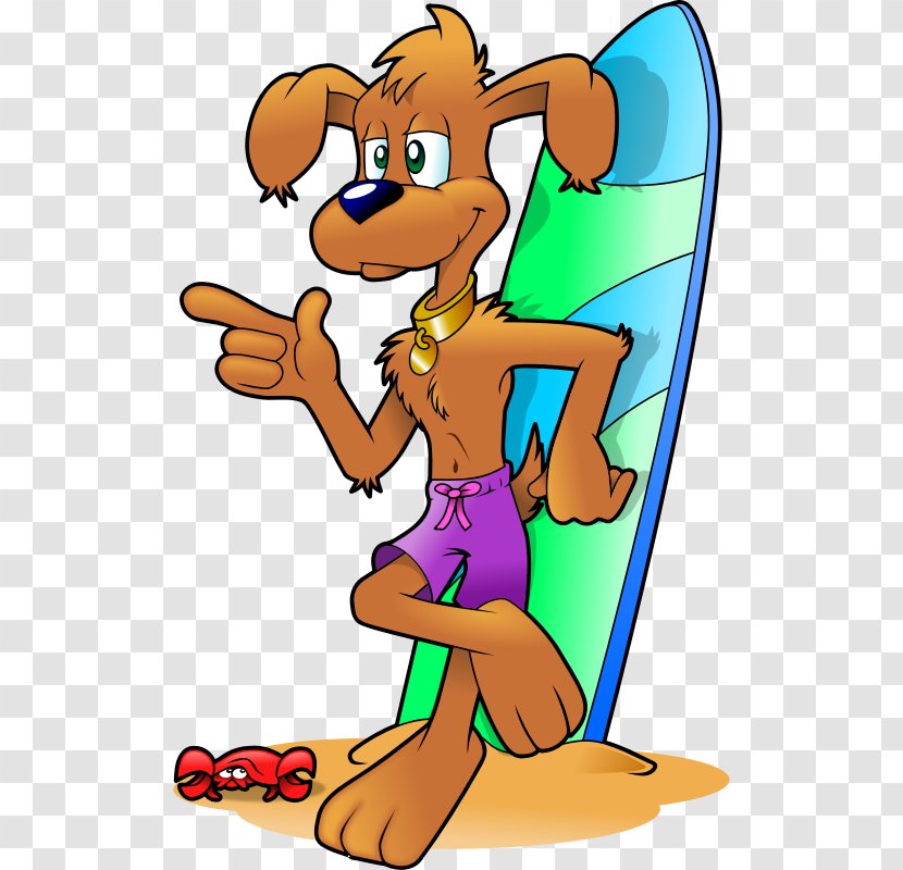 Dog Surfing Puppy Clip Art - Area Transparent PNG