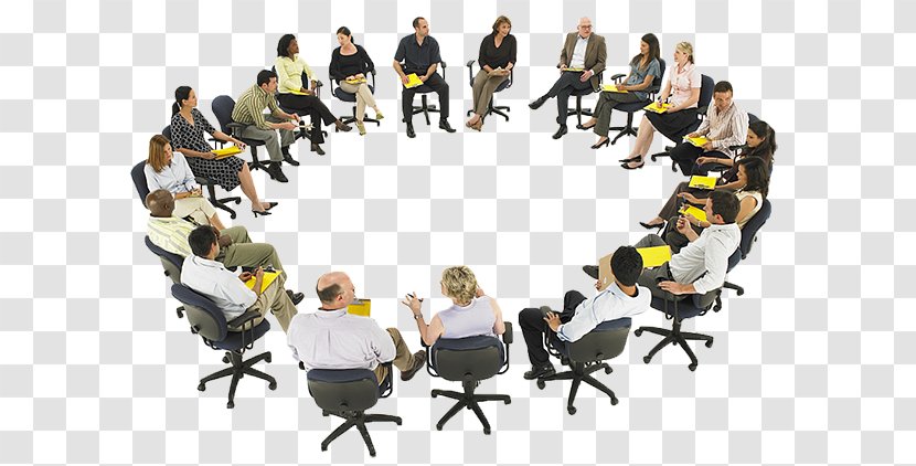 Sitting Person Stock Photography Management Circle - Team Building - Business Transparent PNG