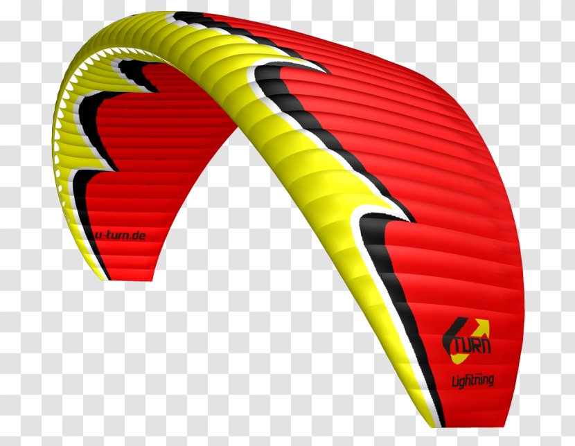 Gleitschirm Paragliding Flight Glider Ala - Red - Wing Transparent PNG