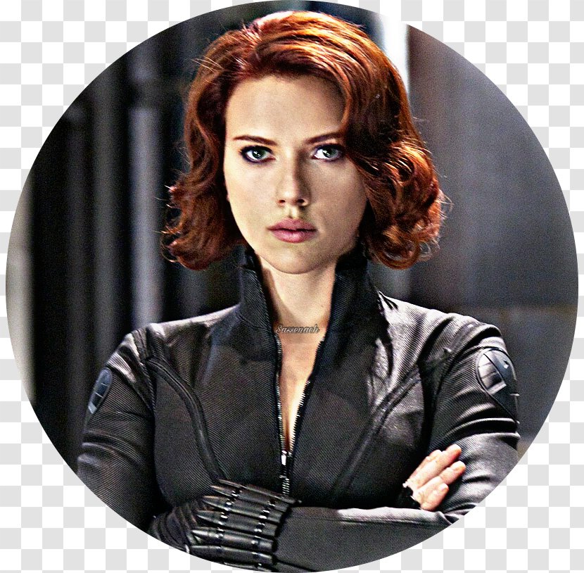 Scarlett Johansson Black Widow Marvel Avengers Assemble Wanda Maximoff Cinematic Universe - Brown Hair Transparent PNG