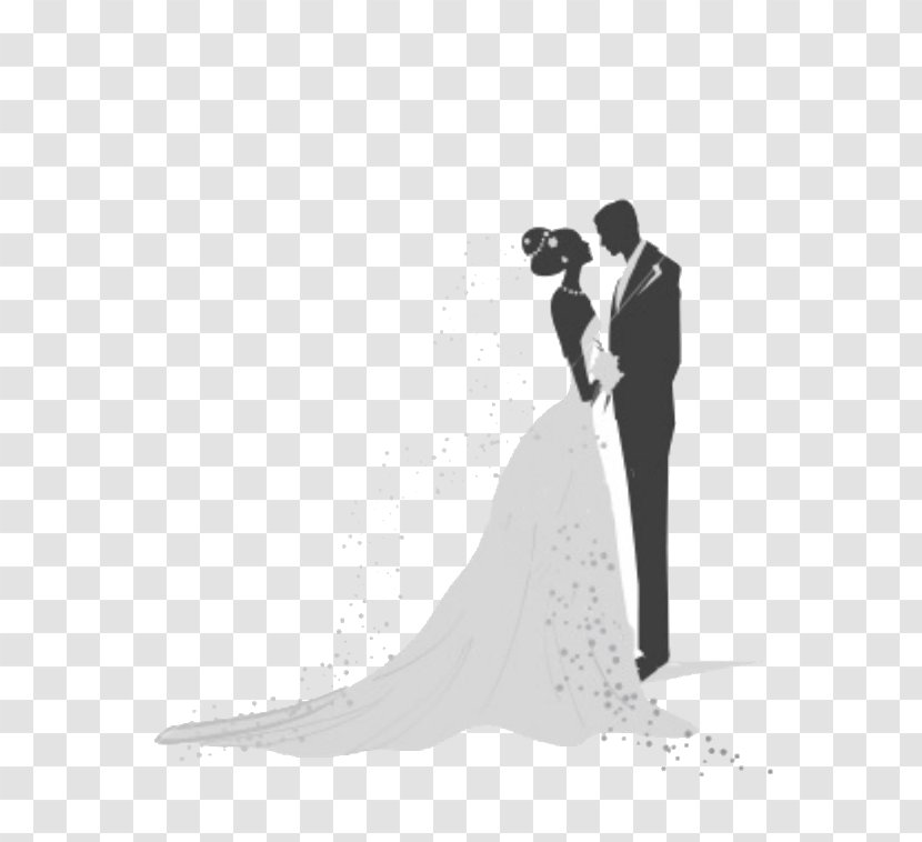 Wedding Invitation Marriage Bridegroom - Silhouette Transparent PNG