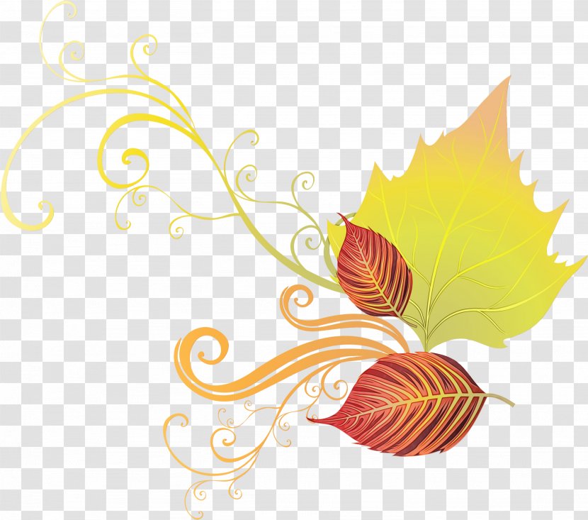 Leaf Yellow Plant Flower Hibiscus - Ornament Transparent PNG
