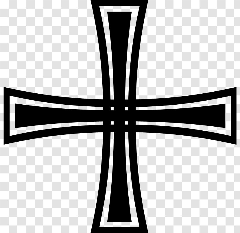 Coptic Cross Altar Crucifix Celtic Chrystogram - Gothic Transparent PNG