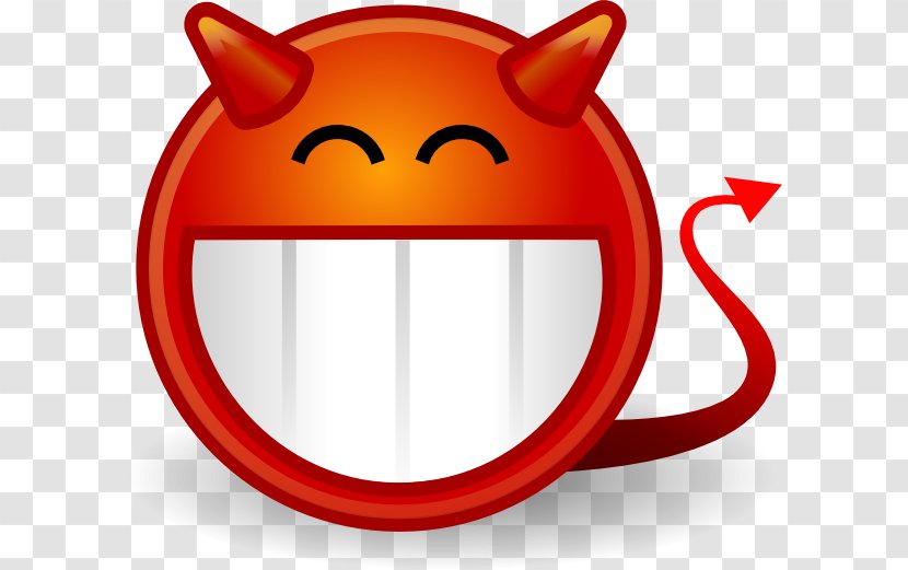 Smiley Emoticon Devil Clip Art - Emoji Transparent PNG