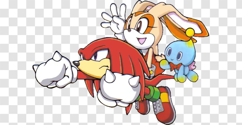 Sonic Advance 3 & Knuckles The Echidna Cream Rabbit Knuckles' Chaotix - Cartoon - Hedgehog Transparent PNG