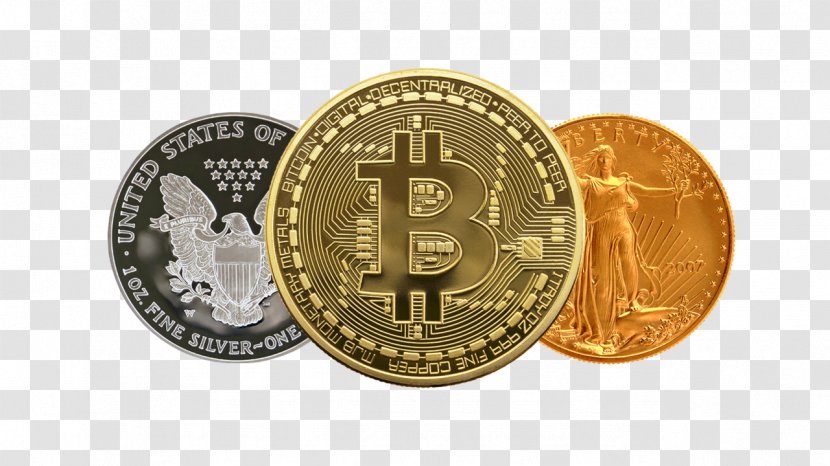 Cryptocurrency Exchange Coin Money Gold - Currency - Bitcoin Silver Transparent PNG