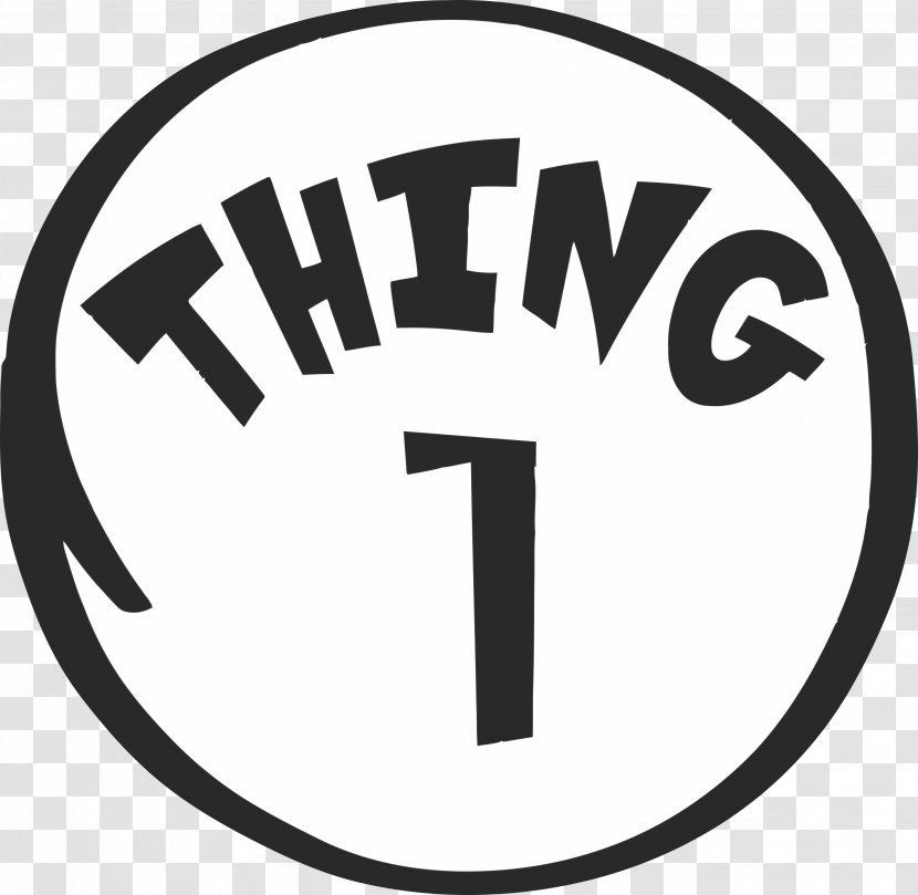 Thing 1 Printable Circles