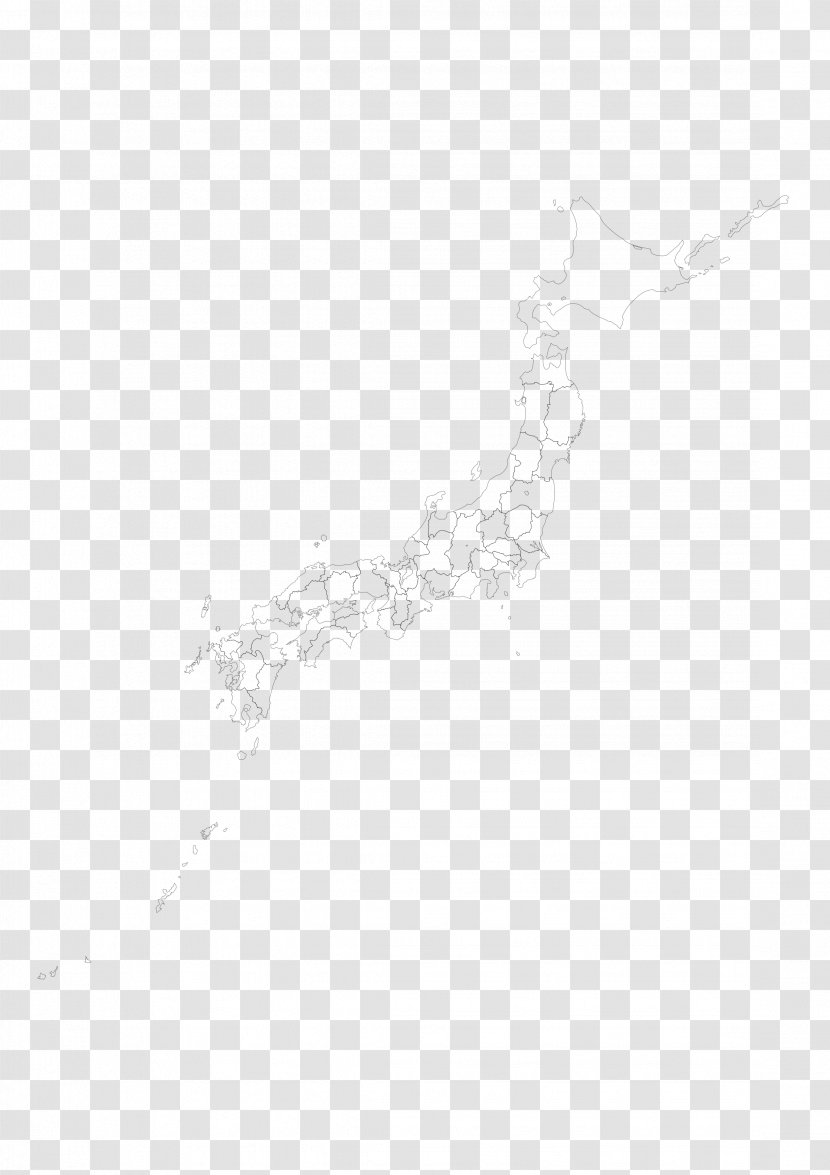 Izu Peninsula Japanese Archipelago Hachijō-jima Blank Map - Black Transparent PNG
