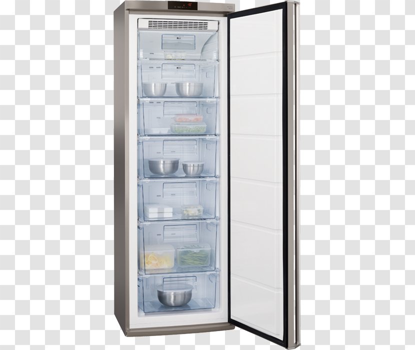 Freezers Refrigerator Auto-defrost AEG A72710GNW0 60cm Wide Frost Free Freestanding Upright Freezer - Whirlpool Corporation - White European Union Energy LabelRefrigerator Transparent PNG