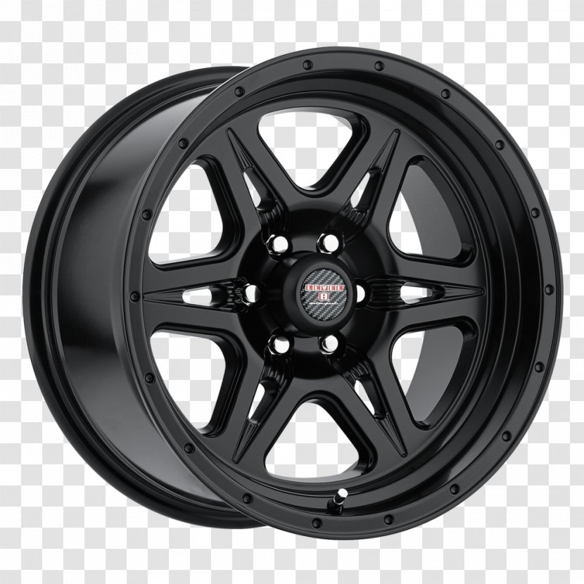 Car Wheel Rim Tire Spoke - Black Transparent PNG