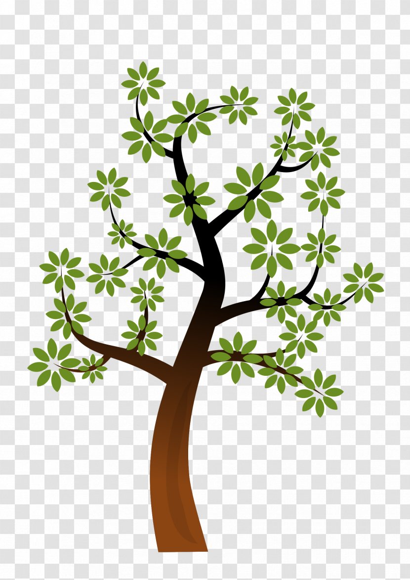 Tree Public Domain Branch Clip Art - Flower Transparent PNG