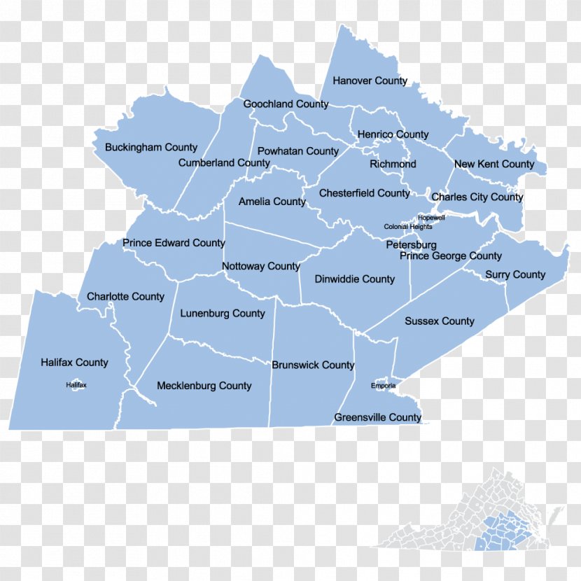 Amelia County, Virginia Henrico County Map Education Social Services - Water Resources Transparent PNG