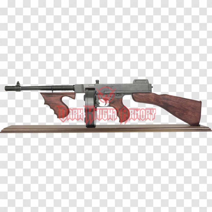 Thompson Submachine Gun Firearm Blank - Flower - Machine Transparent PNG