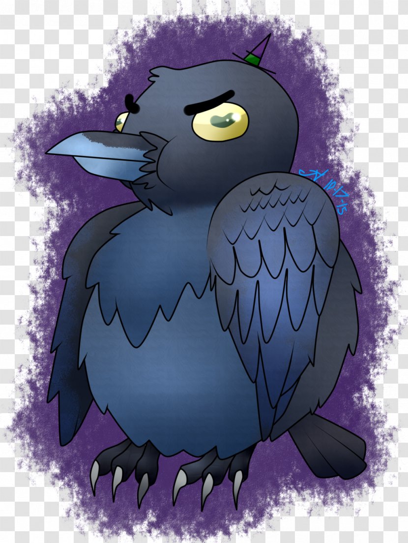 Owl Penguin Illustration Fauna Cartoon - Bird - Angry Black Cat Print Transparent PNG