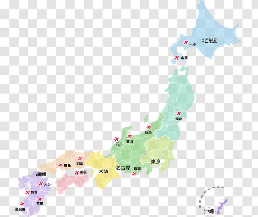 Direct Flight Hakodate Airport Haneda Taiwan - Area - Airplane Transparent PNG