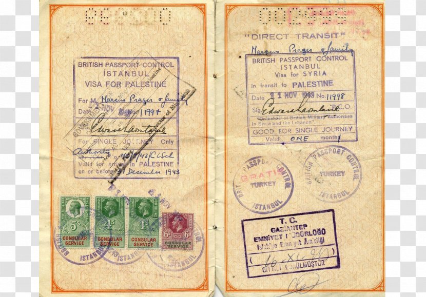 Passport Travel Document Invasion Of Poland Visa - Paper Transparent PNG