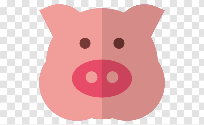 Domestic Pig Icon - Scalable Vector Graphics Transparent PNG