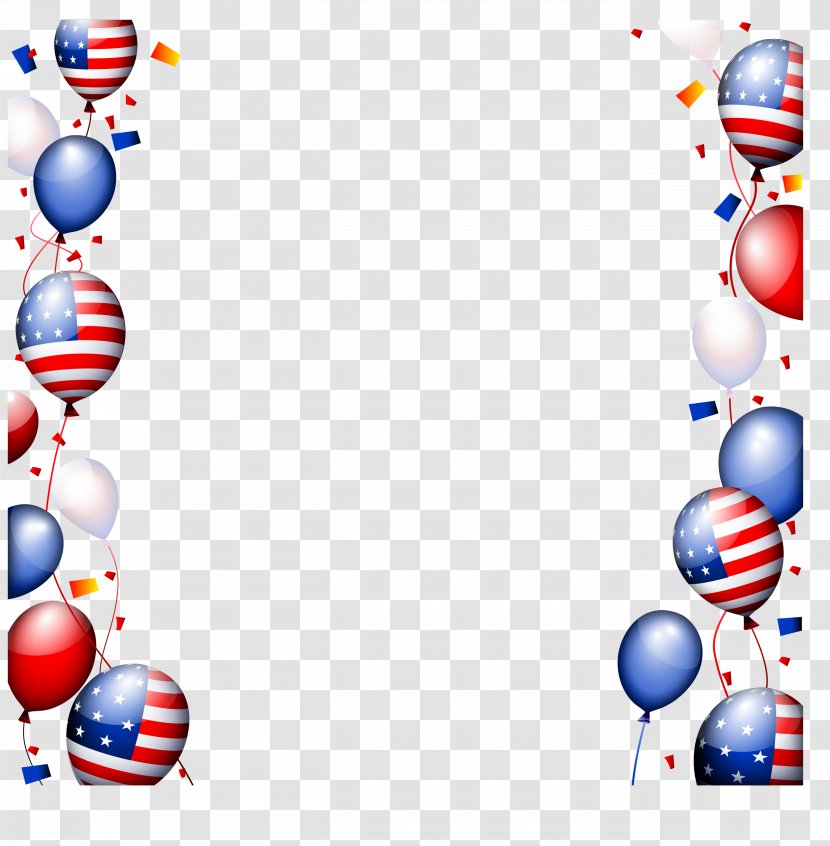 Flag Of The United States Euclidean Vector Independence Day Download - Carnival Balloon Transparent PNG