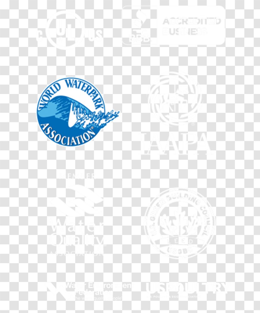 Logo Brand World Waterpark Association Font - Blue - Design Transparent PNG