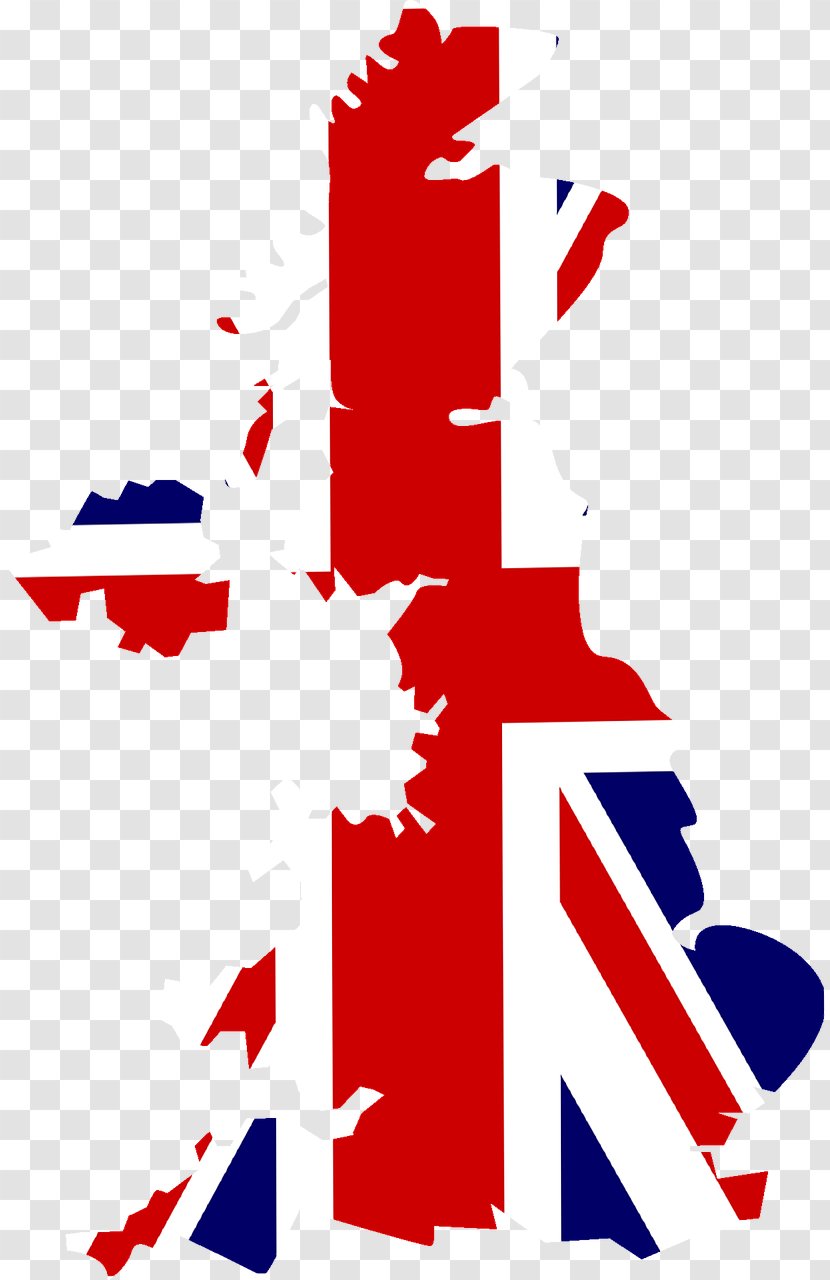 Flag Of The United Kingdom States Map Clip Art - Red - England Transparent PNG