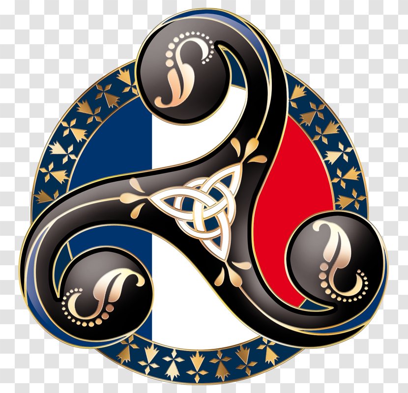Triskelion Brittany Celts Breton Symbol - Sticker Transparent PNG