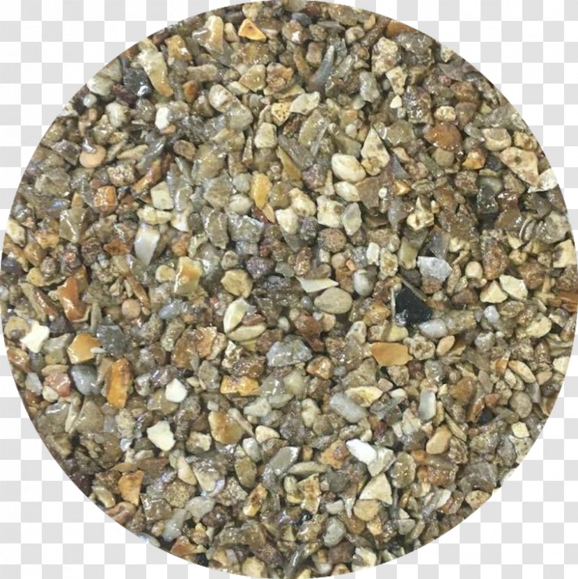 Gravel Pebble Mixture Brown - Resinbound Paving Transparent PNG