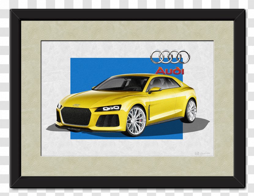 Sports Car Audi Quattro Concept Automotive Design Transparent PNG