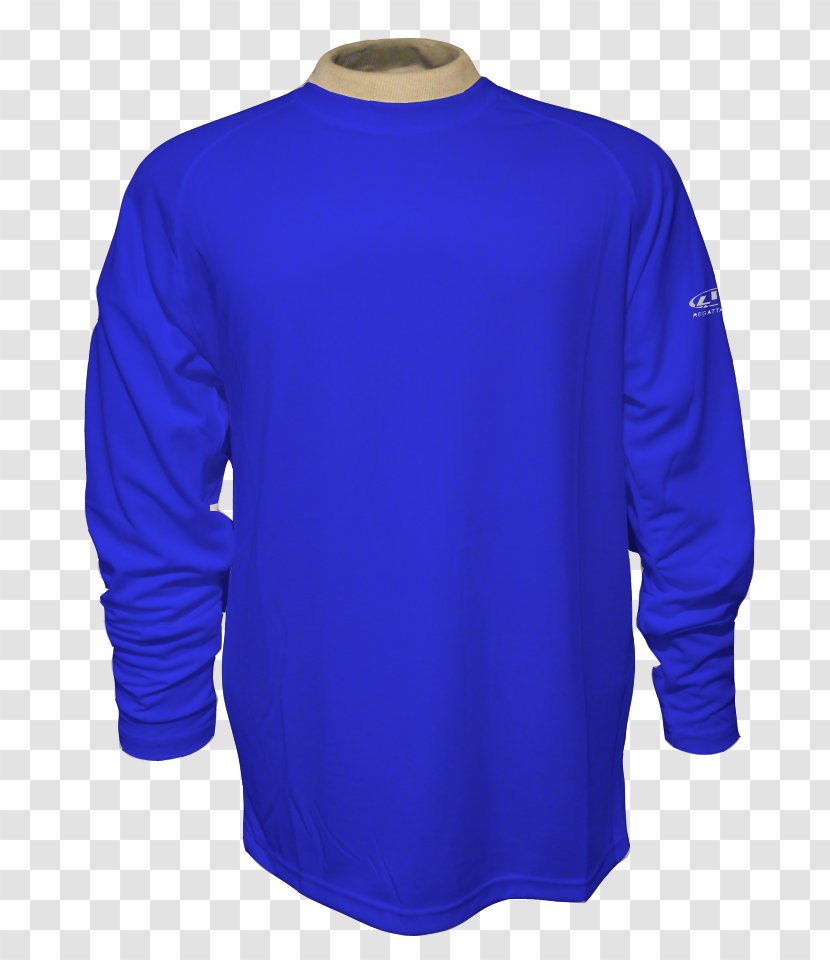 Long-sleeved T-shirt Sports Fan Jersey Cobalt Blue - Longsleeved Tshirt Transparent PNG