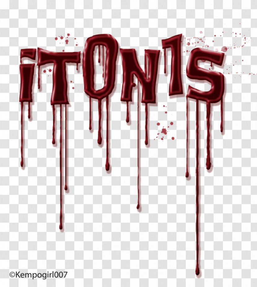 Product Design Graphics Font Blood - Red - Text Transparent PNG