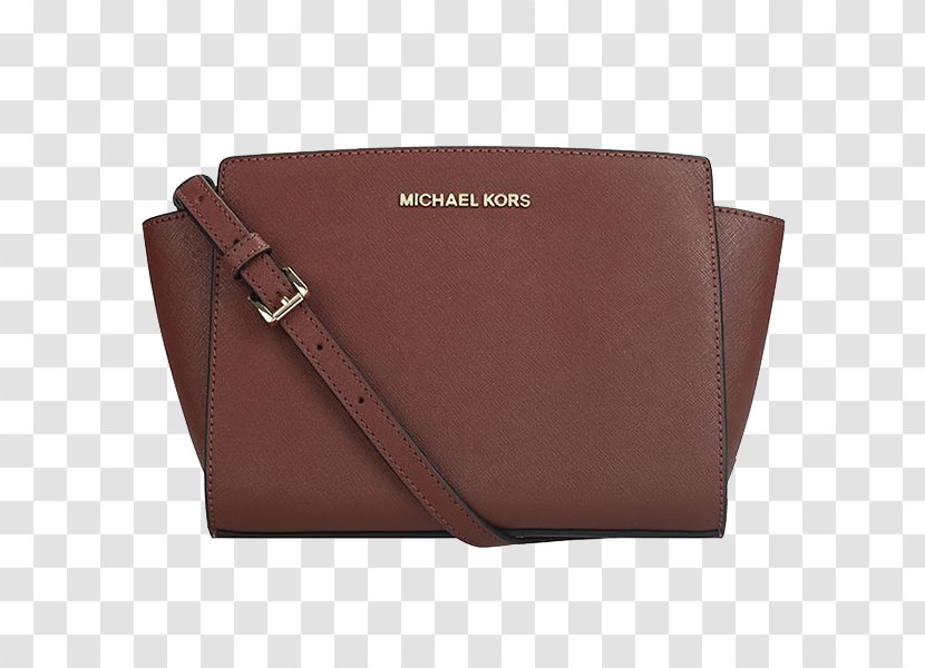 Michael Kors Handbag - Messenger Bag - Brick Red Purse Transparent PNG