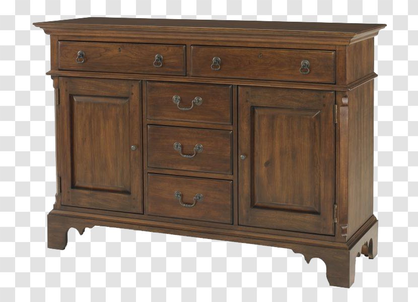 Sideboard Table Furniture Cabinetry - Classic TV Cabinet Painted Image Transparent PNG