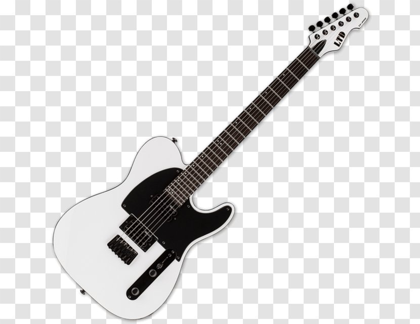 Seven-string Guitar ESP LTD EC-1000 Gibson Explorer Guitars TE-200 - String Transparent PNG