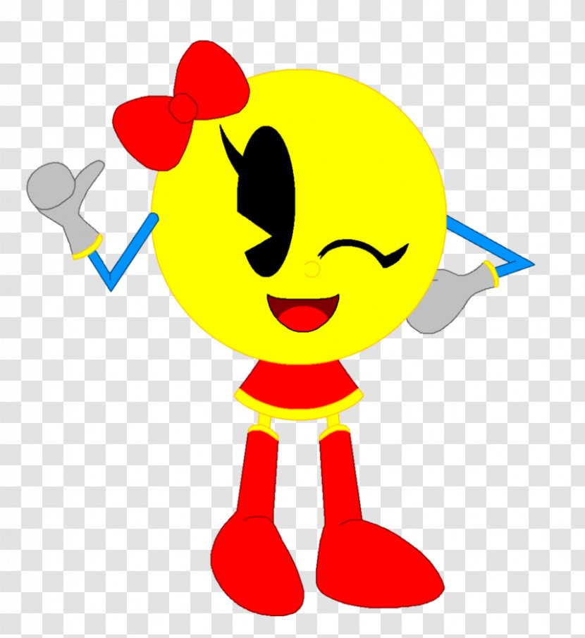 Ms. Pac-Man Wonder Momo Pac-Land Namco - Smile - Fashion Transparent PNG