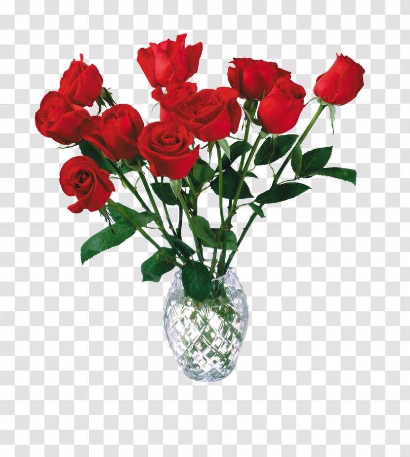 Artificial Flower Rose Desktop Wallpaper Display Resolution - Petal - Vase Transparent PNG