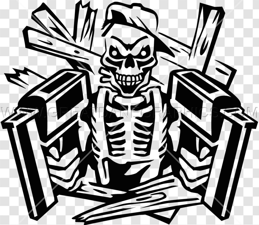 Nail Gun Firearm Printing - Staple - Skeleton Transparent PNG