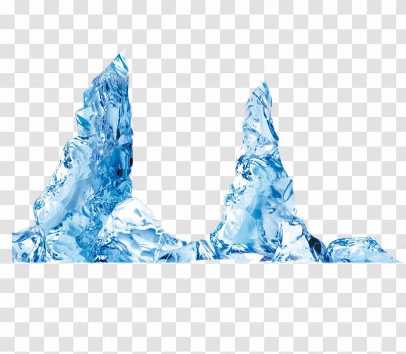 Cola Ice Cube Refrigerator - Aqua - Iceberg Transparent PNG