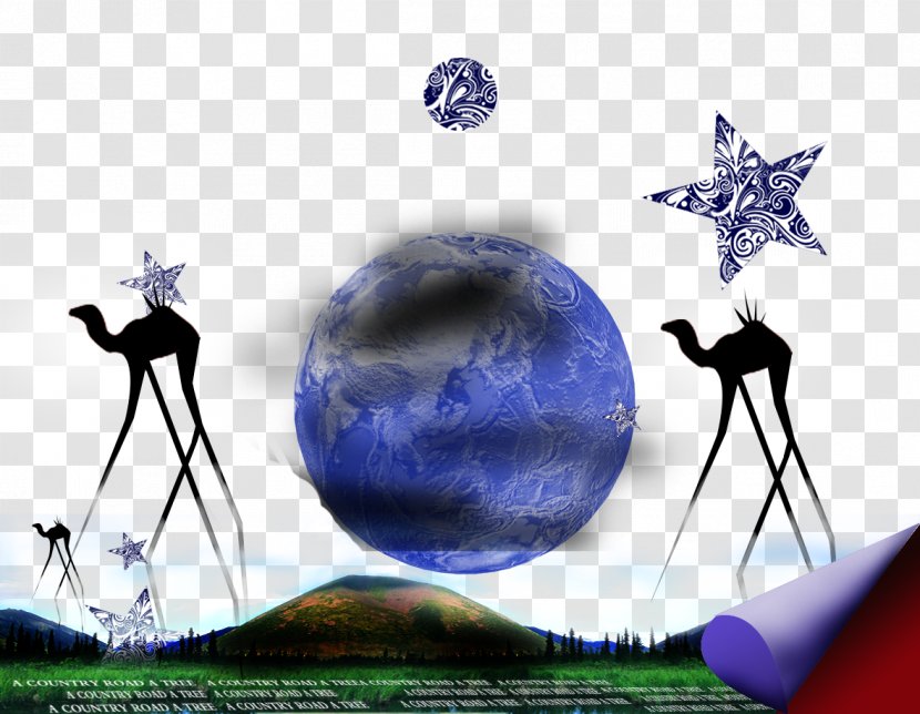 Camel Silhouette - Space Transparent PNG